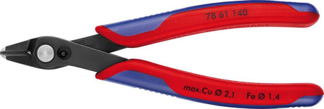 Produktbild von KNIPEX Seitenschneider Elektronik Super Knips Form6 140mm 78 61 140 4003773081685