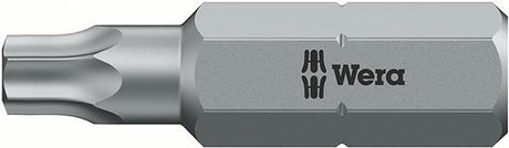 Produktbild von Wera Bit zähhart 1/4" DIN 3126 C6,3 T10x25mm mit Bohrung 5066500001 4013288015853