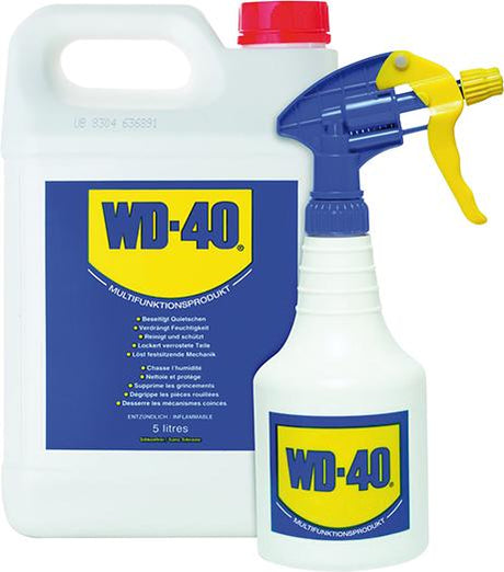 Multifunktionsprodukt Kanister 5l + Zerstäuber WD-40 