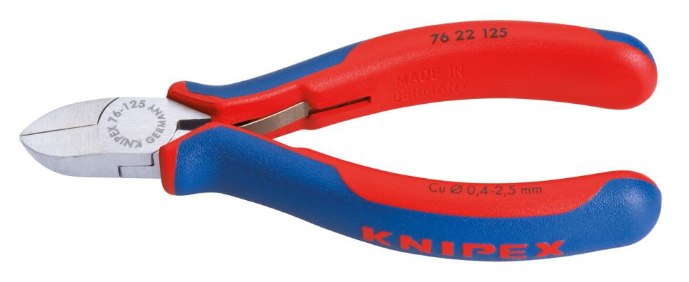 Seitenschneider Elektromechanik poliert Form2 125mm KNIPEX