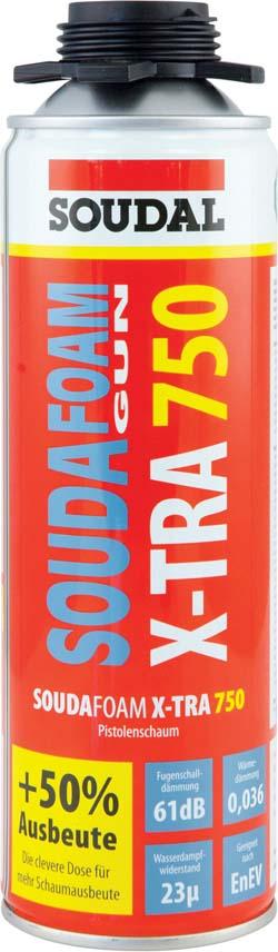 Soudafoam X-Tra B2 500ml (MDI) SOUDAL  