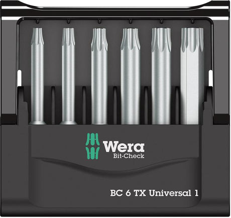 Produktbild von Wera Bit-Satz Bit-Check 6 TX Universal 1 5056472001 4013288156112