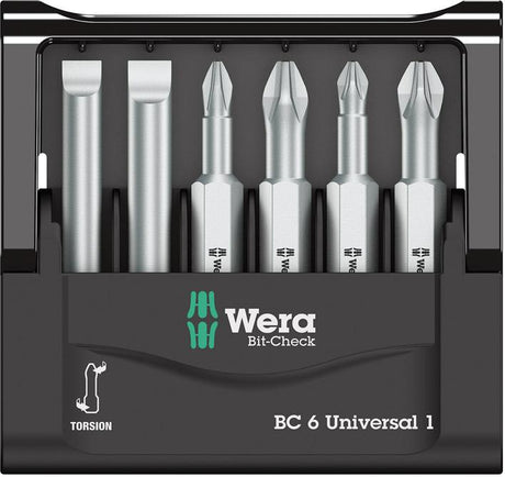 Produktbild von Wera Bit-Satz Bit-Check 6 Universal 1 5056474001 4013288156143