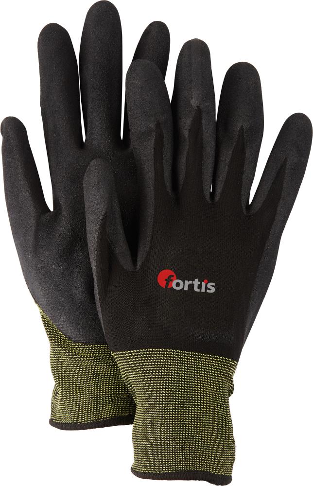 Produktbild von FORTIS Strickhandschuhe Fitter Proof Polyamid Nitril Größe 9 (12 Paar) 4271824509 4317784735582