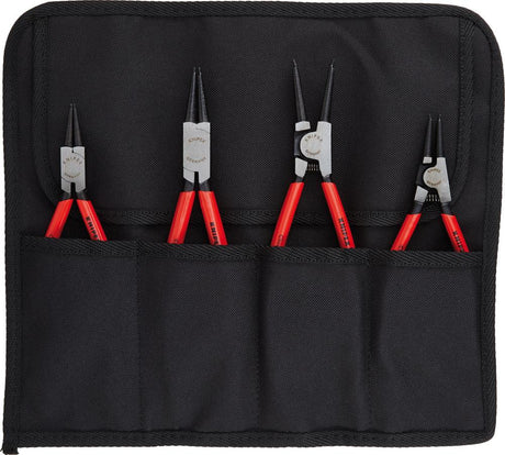 Produktbild von KNIPEX Sicherungsringzangen-Satz in Rolltasche 4-teilig 00 19 56 V01 4003773081548