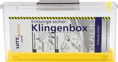 Produktbild von LUTZ BLADES Sicherheits-Klingenbox 120x65x25mm 470044 4030884700440