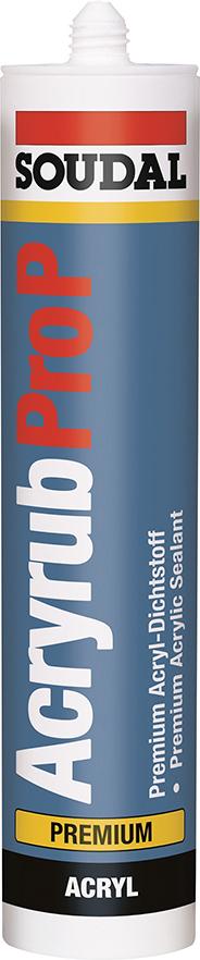 Produktbild von SOUDAL Acryrub P 310ml weiß (15 Stück) 127419 5411183127487