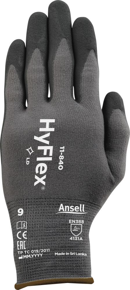 Produktbild von Ansell Handschuhe HyFlex 11-840 Größe 10 (12 Paar) 11-840/10 764904755717