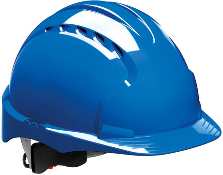 Produktbild von JSP Schutzhelm EVO3 mit Drehverschluss EN 397 blau AJF170-000-55K 5038428156516