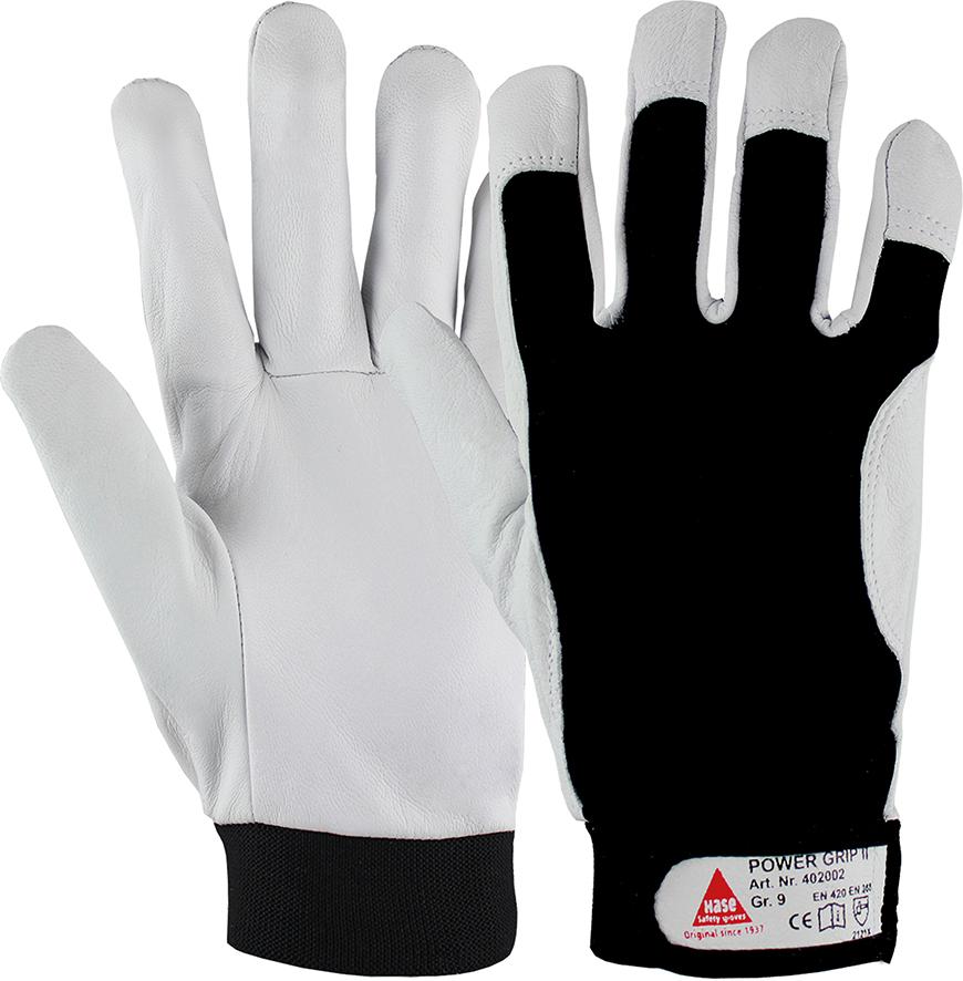 Produktbild von Hase Safety Gloves Handschuh Nappaleder mit Klettverschluss Größe 9 (10 Paar) 402002 Gr. 9 4018949402911