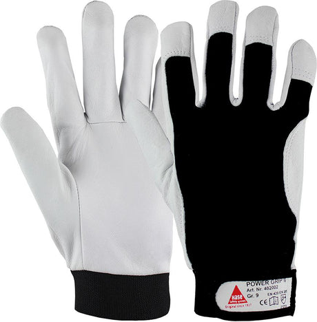 Produktbild von Hase Safety Gloves Handschuh Nappaleder mit Klettverschluss Größe 9 (10 Paar) 402002 Gr. 9 4018949402911