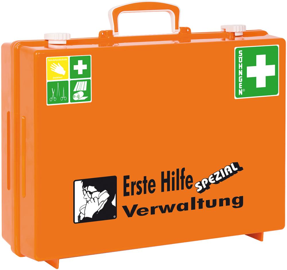 Produktbild von Söhngen Erste-Hilfe-Koffer Spezial MT-CD Verwaltung orange 360110 4250108800347