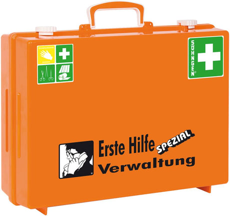 Produktbild von Söhngen Erste-Hilfe-Koffer Spezial MT-CD Verwaltung orange 360110 4250108800347