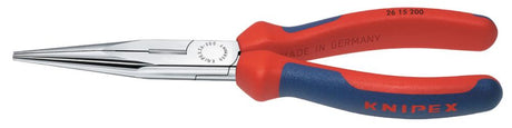 Produktbild von KNIPEX Storchschnabelzange verchromt gerade mit Mehrkomponenten-Griff 200mm 26 15 200 4003773035022