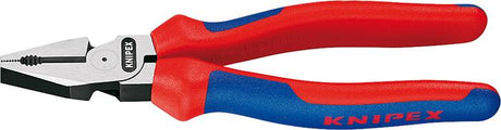 Produktbild von KNIPEX Kraft-Kombinationszange poliert mit Mehrkomponenten-Griff 180mm 02 02 180 4003773034896