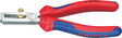 Produktbild von KNIPEX Abisolierzange poliert mit Mehrkomponenten-Griff 160mm qmm 11 02 160 4003773023180