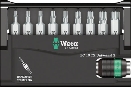 Produktbild von Wera Bit-Satz Bit-Check 10 Universal 2 5057115001 4013288127747