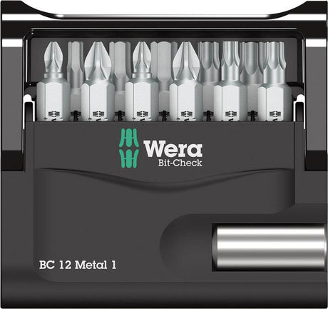 Produktbild von Wera Bit-Satz Bit-Check 12 Metal 1 5057424001 4013288179883