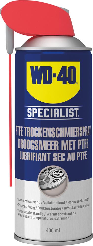 Produktbild von WD-40 PTFE-Trockenschmierspray Smart Straw 400ml Specialist (12 Stück) 49394/25NBA 5032227005570