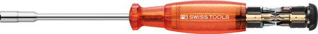 Produktbild von Swiss Tools Magazin-Bithalter lang 8-teilig Schlitz PH TX PB 6465.Red 7610733282074