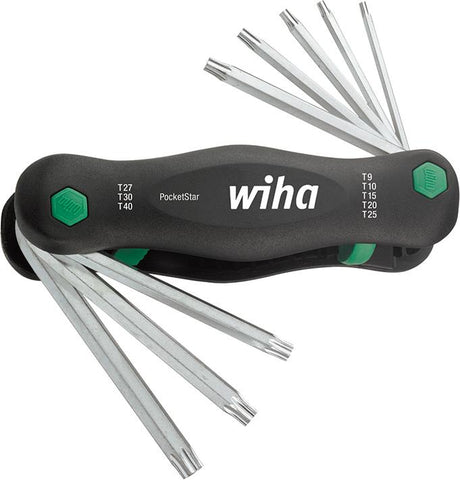 Produktbild von Wiha Handklapphalter 8-teilig T9-T40 PocketStar 23047 4010995230470