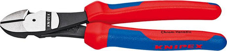 Produktbild von KNIPEX Kraft-Seitenschneider poliert mit Mehrkomponenten-Griff 160mm 74 02 160 4003773023081