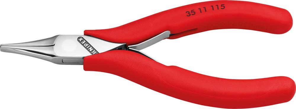 Produktbild von KNIPEX Elektronik-Greifzange 115mm Form 1 poliert 35 11 115 4003773016694