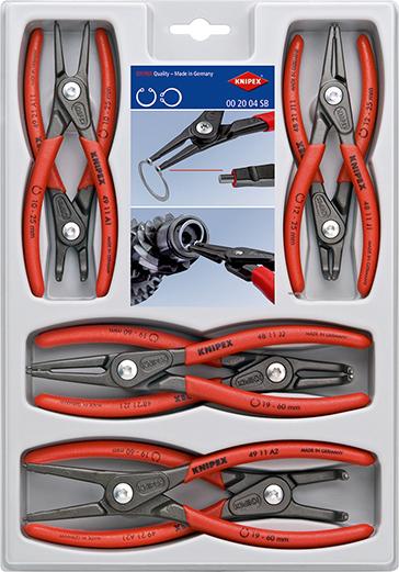 Produktbild von KNIPEX Sicherungsringzangen-Set 8-teilig SB 00 20 04 SB 4003773062417