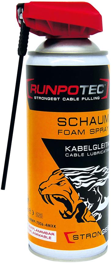 Produktbild von RUNPOTEC Kabelgleitmittel Schaum 400ml 20522 9120045475265