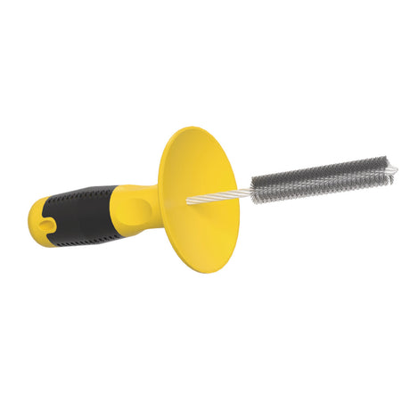 Produktansicht von Siegmund Drahtbürste Ø 17 mm mit Schutzkappe für System 16