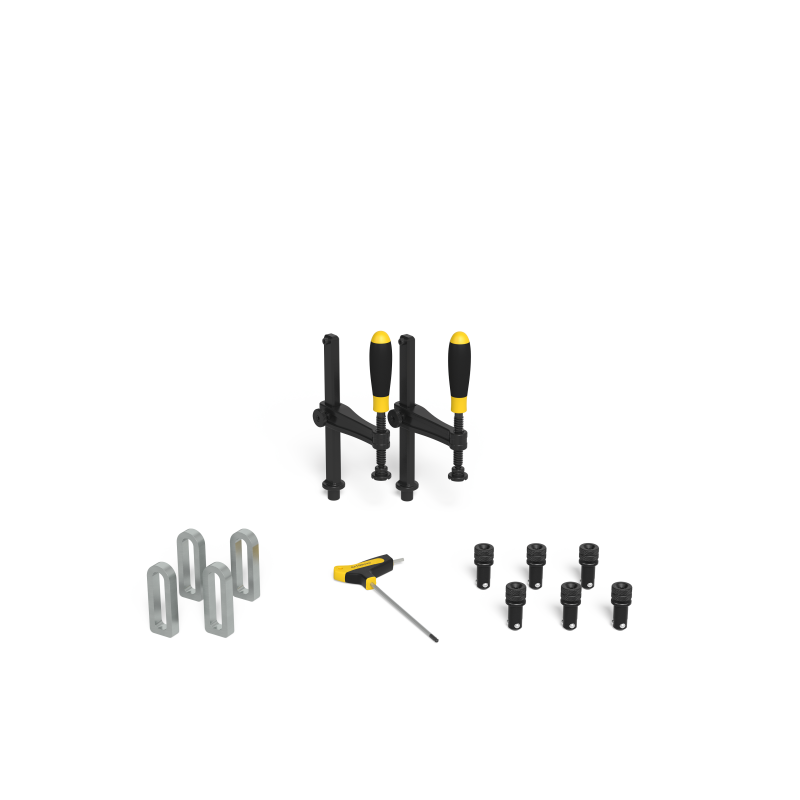 Produktansicht von Siegmund Schweißtisch-Werkzeug-Set A für System 16