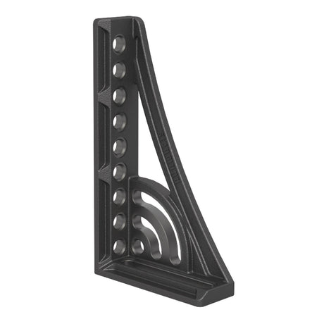 Produktansicht von Siegmund Anschlag- und Spannwinkel 500 G mit Drehwinkel rechts 276 x 95 x 500 mm Materialstärke 20 mm für System 22