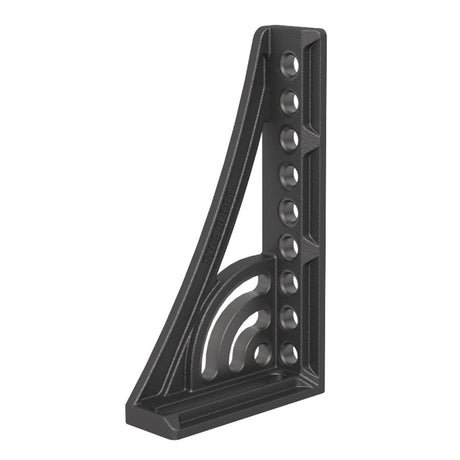 Produktansicht von Siegmund Anschlag- und Spannwinkel 500 G mit Drehwinkel links 276 x 95 x 500 mm Materialstärke 27 mm für System 28