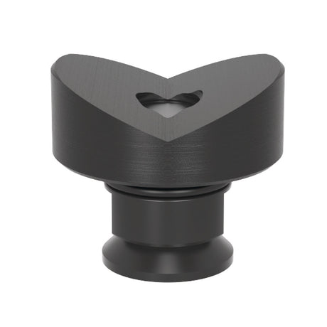 Produktansicht von Siegmund Prisma Ø 50 mm Höhe 20 mm 135° mit eingeschraubtem Bund nitriert für System 28