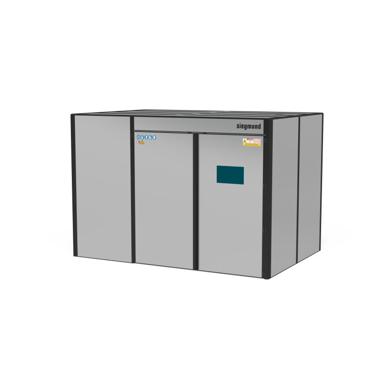 Produktansicht von Siegmund Laserschweißzelle modular 3740 x 2570 x 2520 mm mit Dach