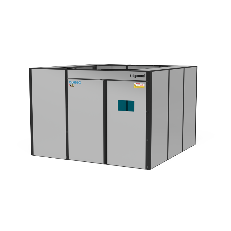 Produktansicht von Siegmund Laserschweißzelle modular 3740 x 3770 x 2520 mm