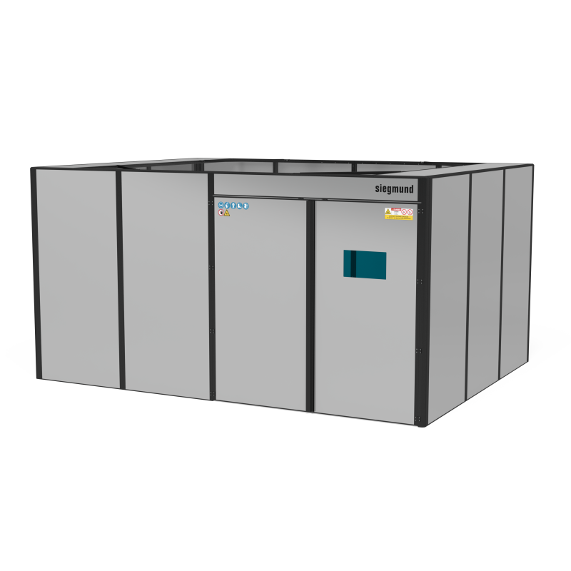 Produktansicht von Siegmund Laserschweißzelle modular 4940 x 3770 x 2520 mm