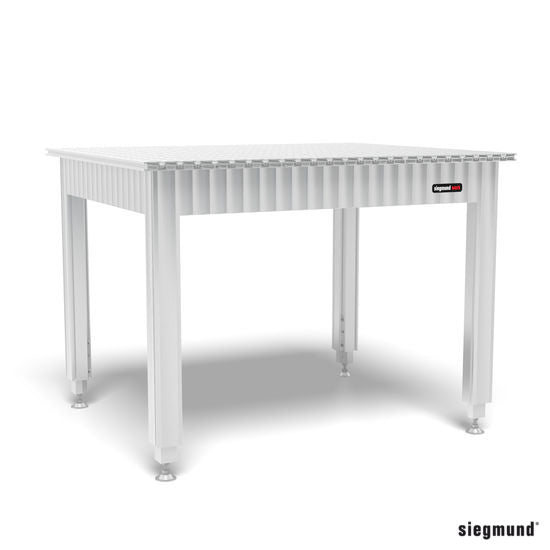 Produktansicht von Siegmund Werkbank 1200 x 1000 x 900 mm mit Aluminium-Tischprofilen System 16