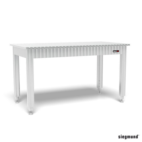 Produktansicht von Siegmund Werkbank 1600 x 800 x 900 mm mit Aluminium-Tischprofilen System 16
