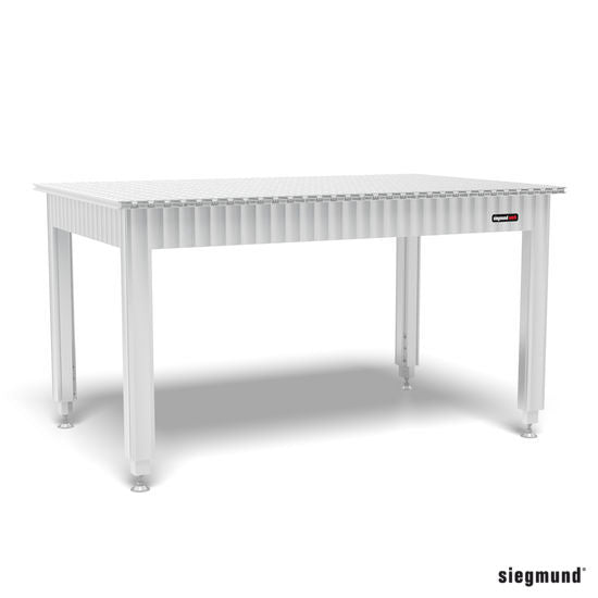 Produktansicht von Siegmund Werkbank 1600 x 1000 x 900 mm mit Aluminium-Tischprofilen System 16