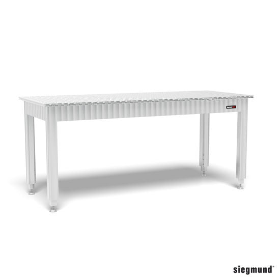 Produktansicht von Siegmund Werkbank 2000 x 800 x 900 mm mit Aluminium-Tischprofilen System 16