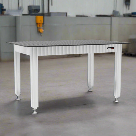 Produktansicht von Siegmund Werkbank 1500 x 1000 x 900 mm mit Stahlplatte System 16