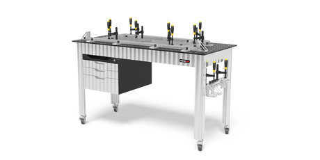 Alternative Produktansicht einer Siegmundwerkbank mit Stahlplatte ws161607l