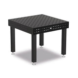 Produktansicht von Siegmund Schweißtisch 1000 x 1000 x 150 mm Professional Extreme 8.7 System 22 Plasmanitriert, Diagonalraster Höhe 700 mm mit Bodenverankerung