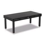Produktansicht von Siegmund Schweißtisch 2000 x 1000 x 150 mm Professional Extreme 8.7 System 22 Plasmanitriert, Diagonalraster Höhe 700 mm mit Bodenverankerung