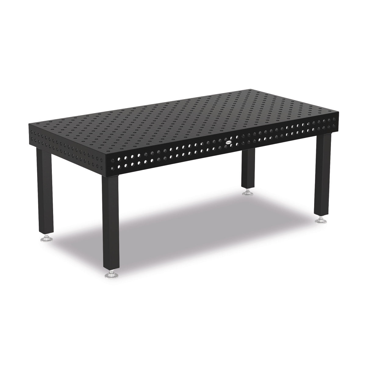 Produktansicht von Siegmund Schweißtisch 2000 x 1000 x 150 mm Professional Extreme 8.7 System 22 Plasmanitriert, Diagonalraster höhenverstellbar 550-900 mm