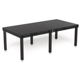 Produktansicht von Siegmund Schweißtisch 2400 x 1200 x 150 mm Professional 750 System 22 Plasmanitriert Höhe 700 mm mit Bodenverankerung