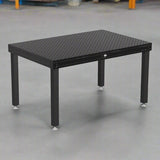 Produktansicht von Siegmund Schweißtisch 1500 x 1000 x 150 mm Professional 750 System 22 Plasmanitriert Höhe 700 mm mit Lenkrolle und Feststellbremse