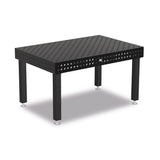 Produktansicht von Siegmund Schweißtisch 1500 x 1000 x 150 mm Professional Extreme 8.7 System 22 Plasmanitriert, Diagonalraster Höhe 700 mm mit Bodenverankerung