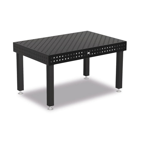 Produktansicht von Siegmund Schweißtisch 1500 x 1000 x 150 mm Professional Extreme 8.7 System 22 Plasmanitriert, Diagonalraster höhenverstellbar 500-800 mm